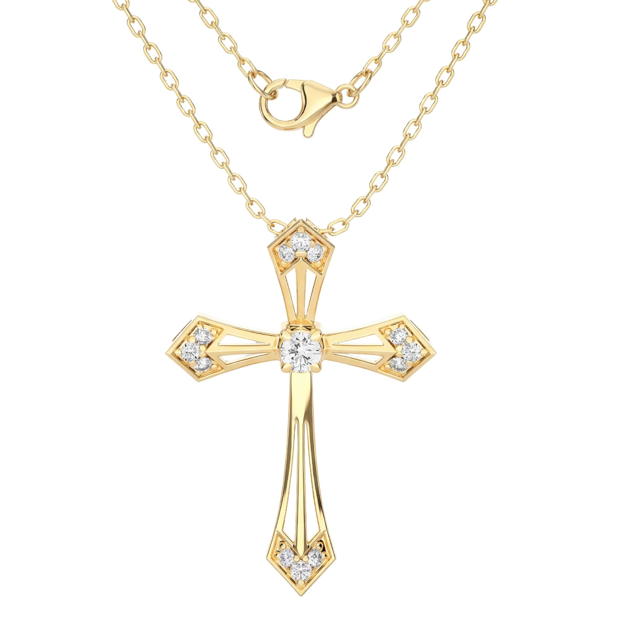 Diamond Cross Necklace