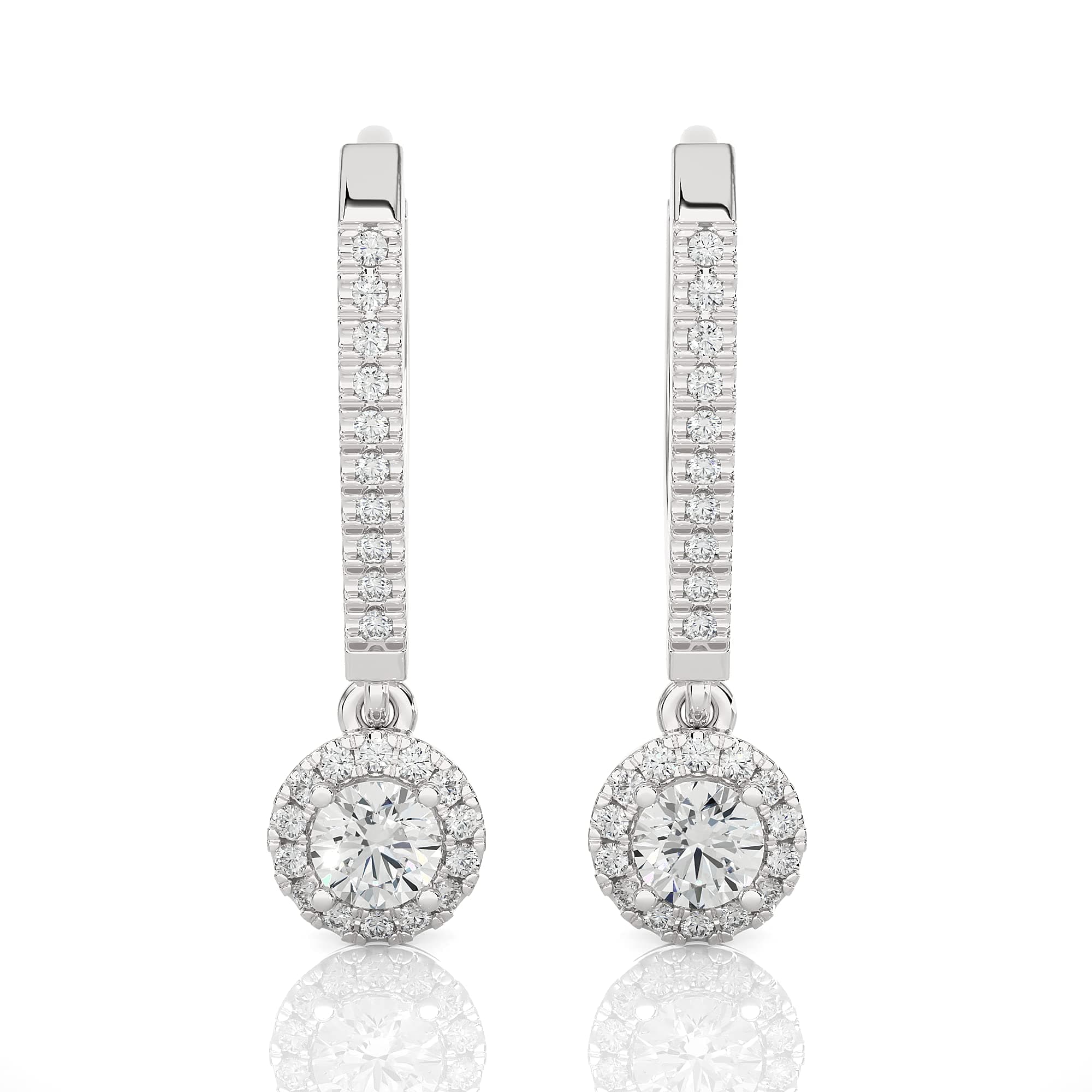 Diamond Drop Earrings